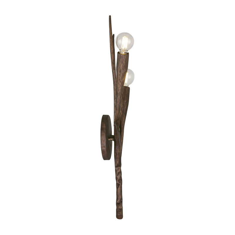 Savoy House 9-5399-2-105 Two Light Wall Sconce, Bark