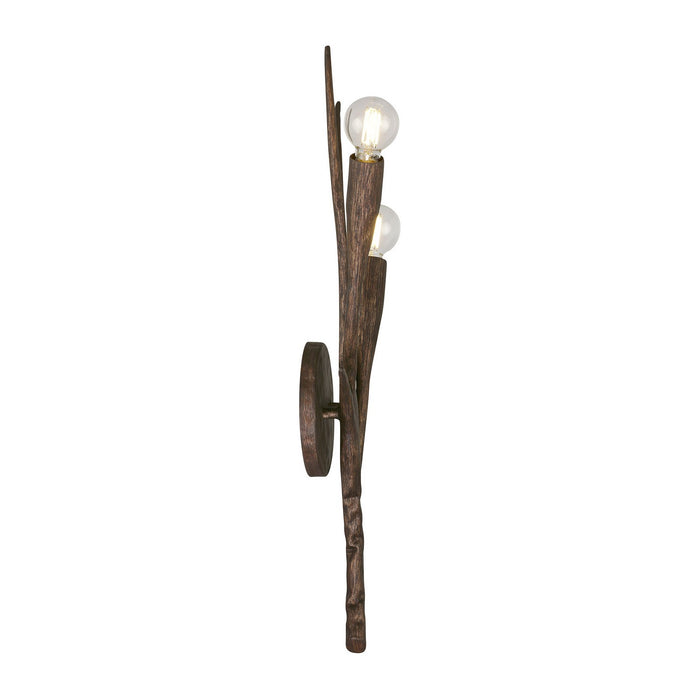 Savoy House 9-5399-2-105 Two Light Wall Sconce, Bark