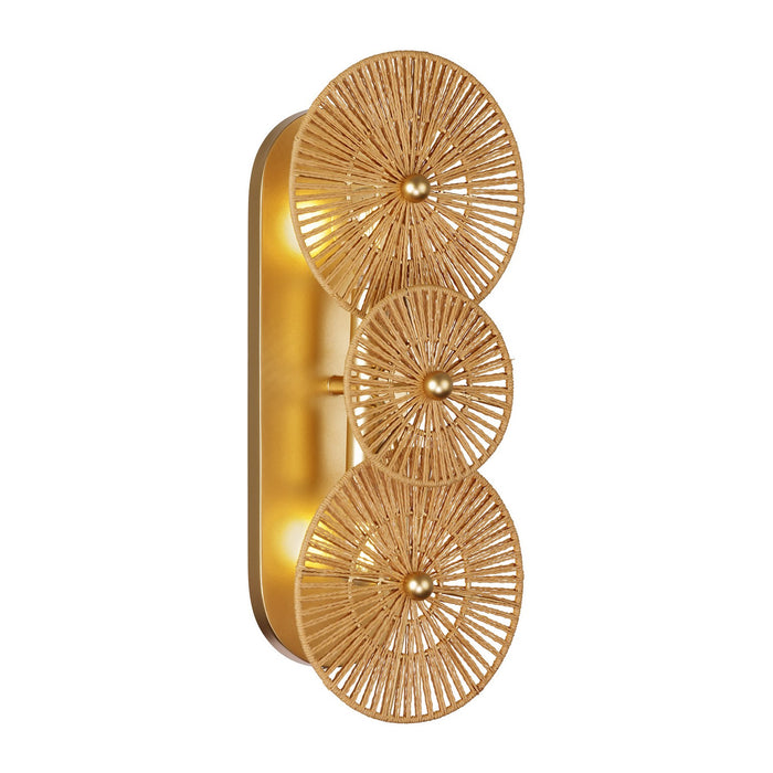 Savoy House 9-6382-2-60 Two Light Wall Sconce, Distressed Gold