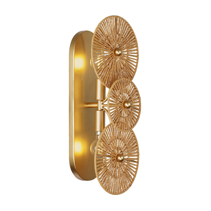 Savoy House 9-6382-2-60 Two Light Wall Sconce, Distressed Gold