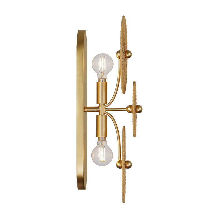 Savoy House 9-6382-2-60 Two Light Wall Sconce, Distressed Gold
