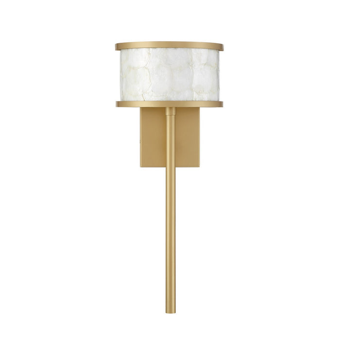 Savoy House 9-6491-1-328 One Light Wall Sconce, Spun Gold