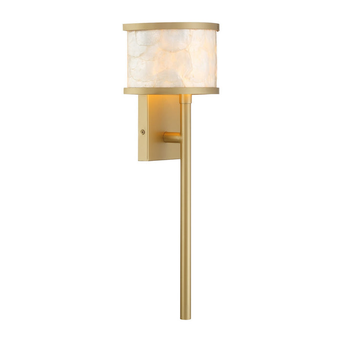 Savoy House 9-6491-1-328 One Light Wall Sconce, Spun Gold