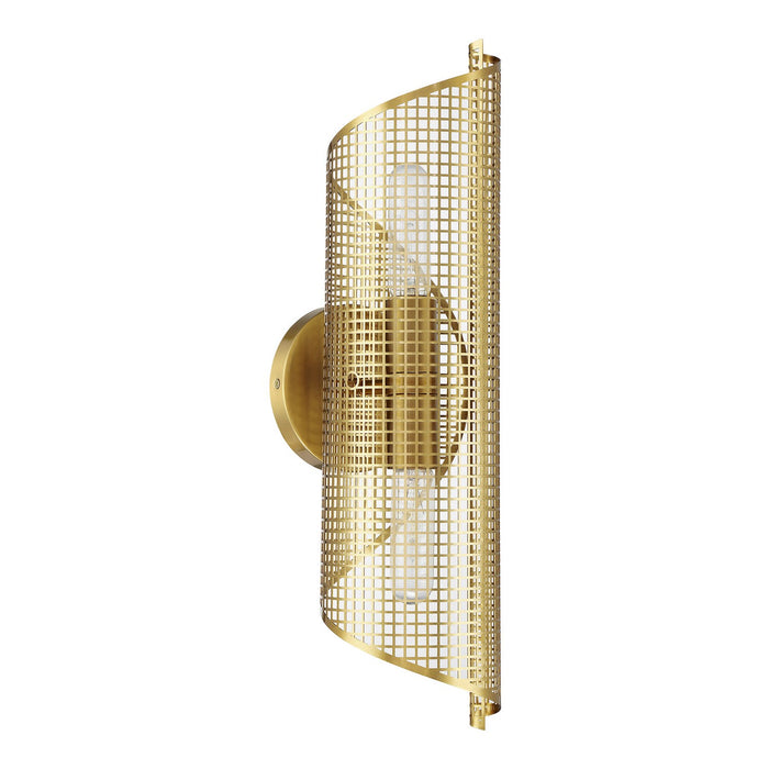 Savoy House 9-8030-2-322 Two Light Wall Sconce, Warm Brass