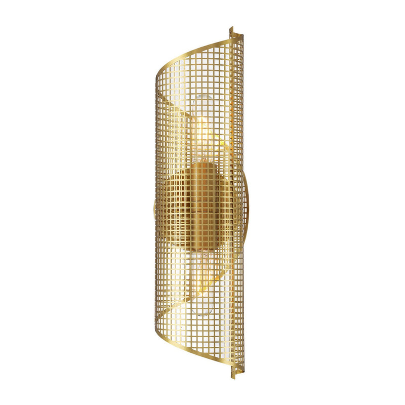 Savoy House 9-8030-2-322 Two Light Wall Sconce, Warm Brass