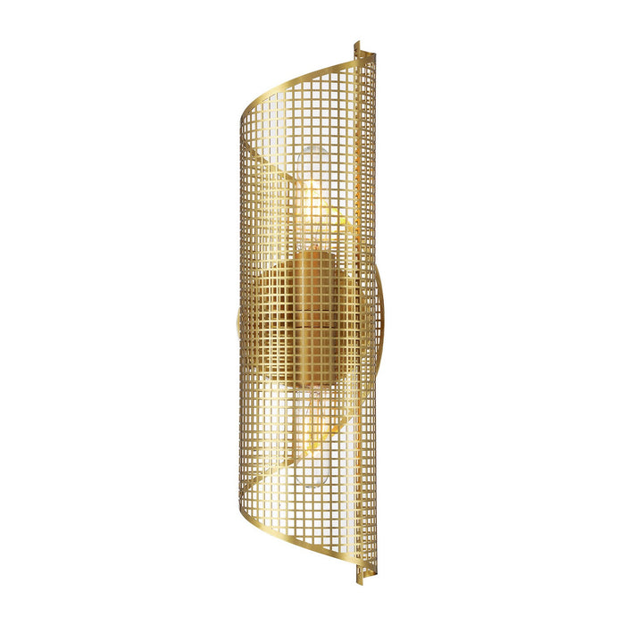 Savoy House 9-8030-2-322 Two Light Wall Sconce, Warm Brass