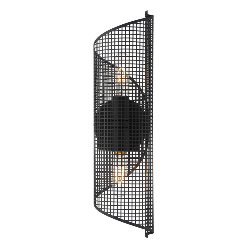 Savoy House 9-8030-2-89 Two Light Wall Sconce, Matte Black