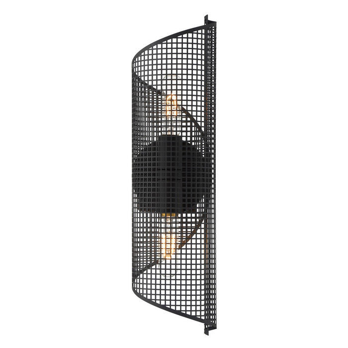 Savoy House 9-8030-2-89 Two Light Wall Sconce, Matte Black