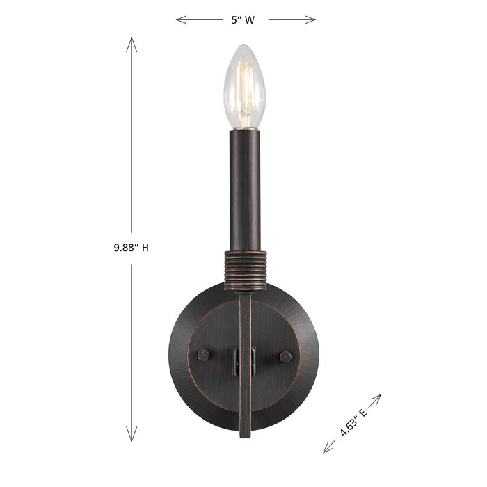 Savoy House 9-8168-1-26 One Light Wall Sconce, Champagne Mist