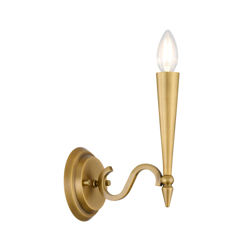 Savoy House 9-9419-1-220 One Light Wall Sconce, Riviera Brass