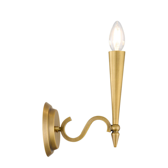 Savoy House 9-9419-1-220 One Light Wall Sconce, Riviera Brass