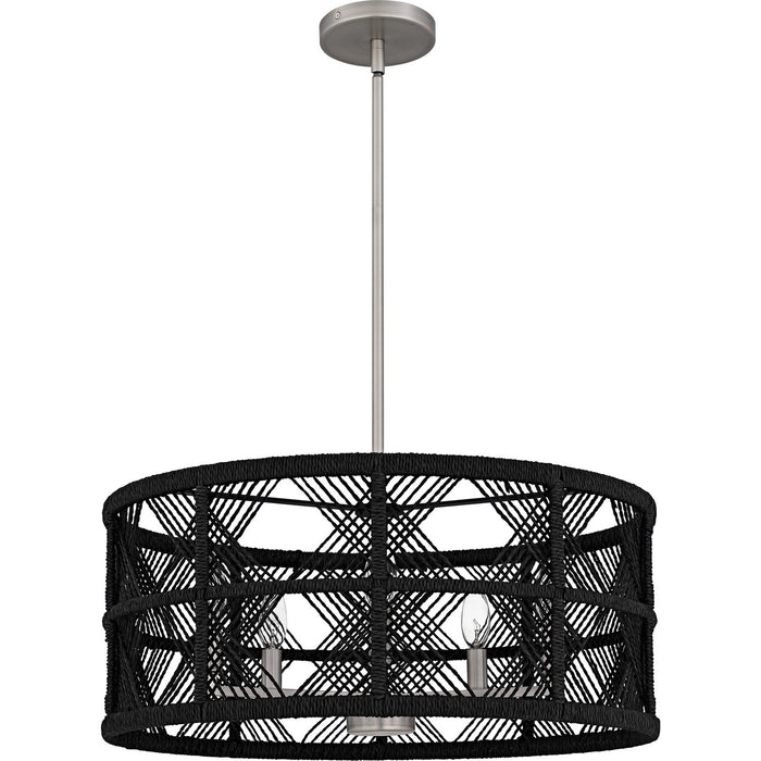Quoizel AXF2822AN Five Light Pendant, Antique Nickel