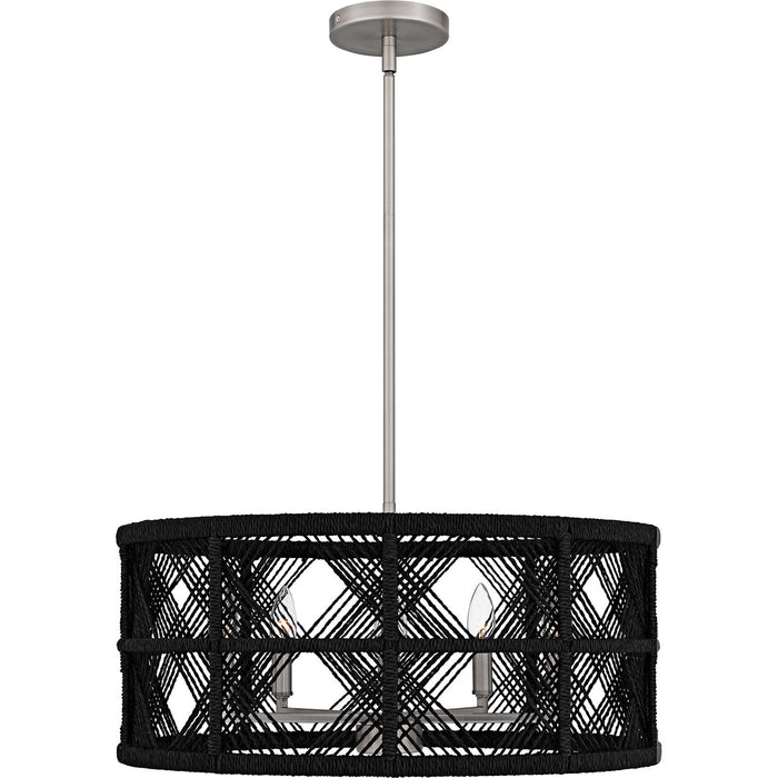 Quoizel AXF2822AN Five Light Pendant, Antique Nickel
