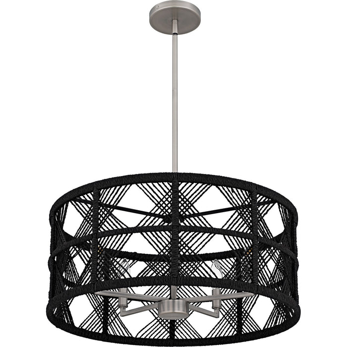 Quoizel AXF2822AN Five Light Pendant, Antique Nickel