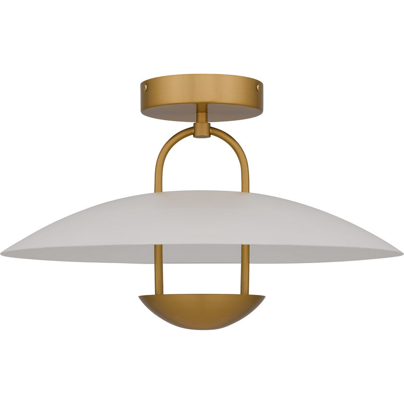 Quoizel BIN1718BRG LED Semi-Flush Mount, Brushed Gold