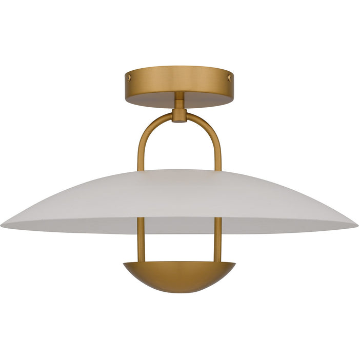 Quoizel BIN1718BRG LED Semi-Flush Mount, Brushed Gold