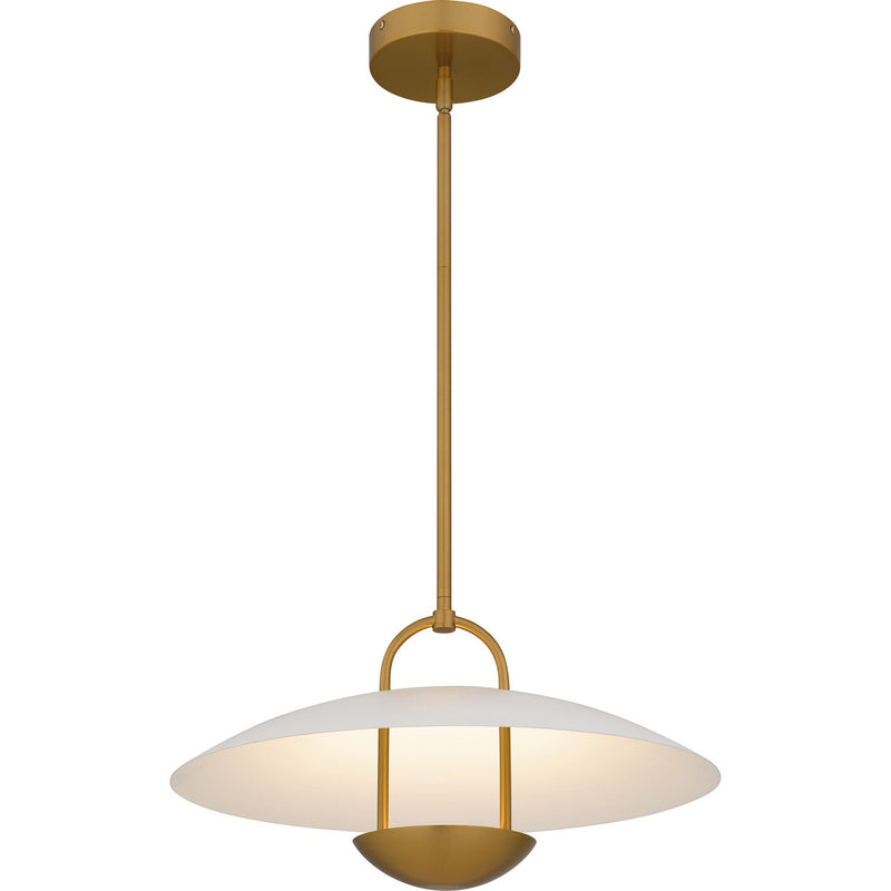 Quoizel BIN2818BRG LED Pendant, Brushed Gold
