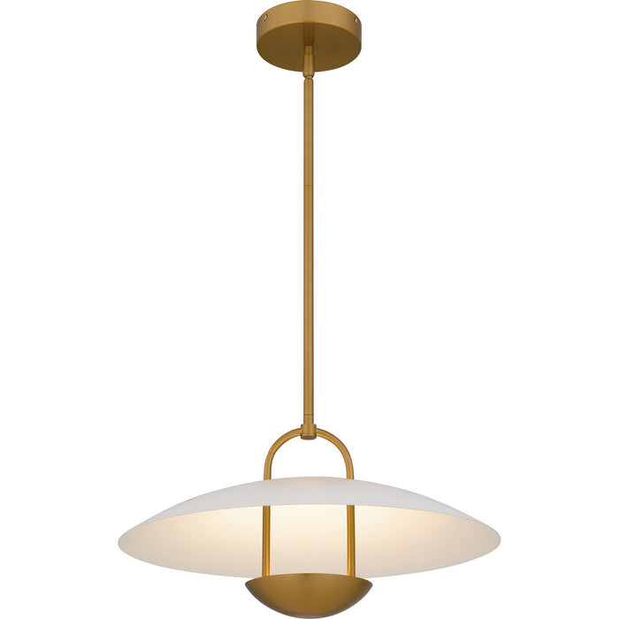 Quoizel BIN2818BRG LED Pendant, Brushed Gold