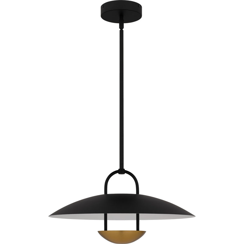 Quoizel BIN2818MBK LED Pendant, Matte Black