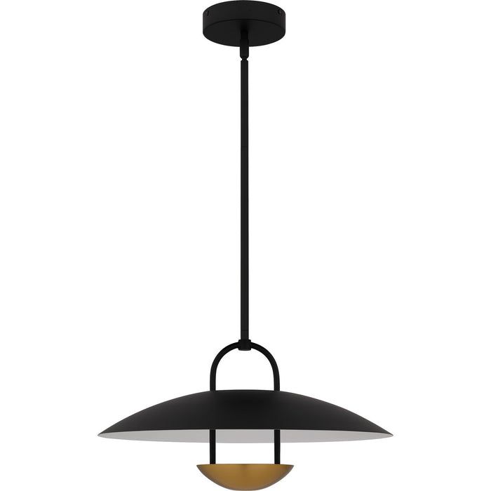 Quoizel BIN2818MBK LED Pendant, Matte Black