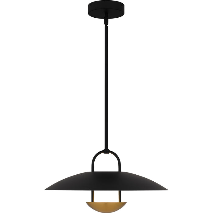 Quoizel BIN2818MBK LED Pendant, Matte Black