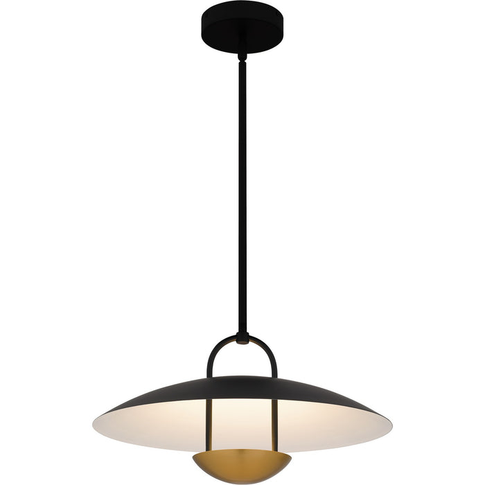 Quoizel BIN2818MBK LED Pendant, Matte Black