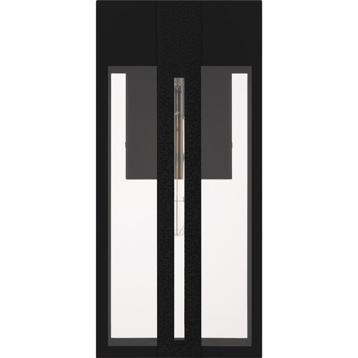 Quoizel BSW8407MBK One Light Outdoor Wall Lantern, Matte Black