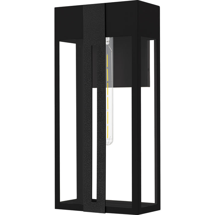 Quoizel BSW8409MBK One Light Outdoor Wall Lantern, Matte Black