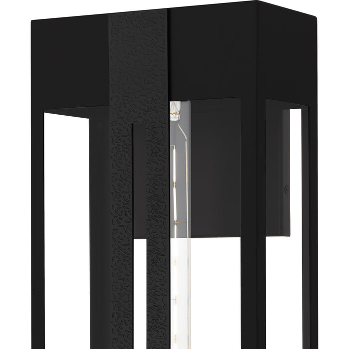 Quoizel BSW8409MBK One Light Outdoor Wall Lantern, Matte Black
