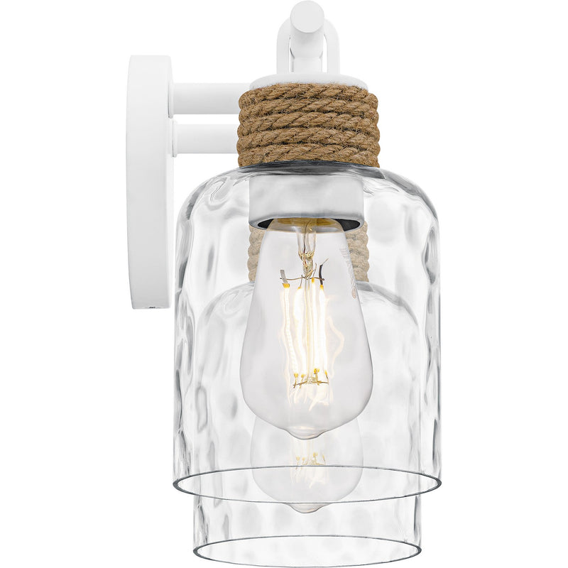 Quoizel BTC8614W Two Light Bath, Matte White