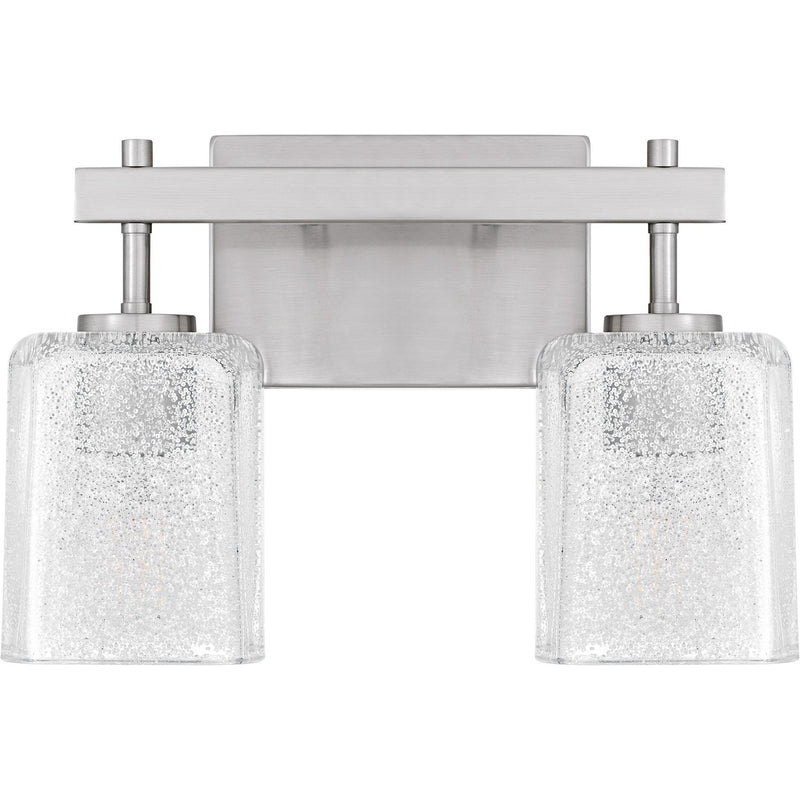 Quoizel BTH8613BN Two Light Bath, Brushed Nickel