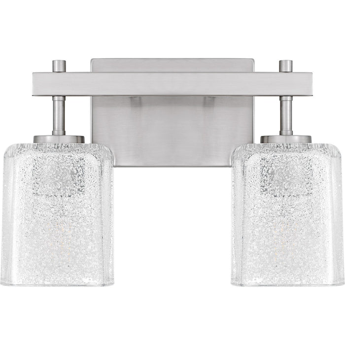 Quoizel BTH8613BN Two Light Bath, Brushed Nickel