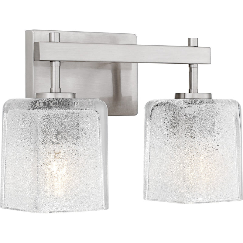 Quoizel BTH8613BN Two Light Bath, Brushed Nickel