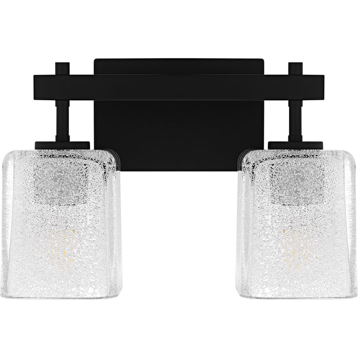 Quoizel BTH8613MBK Two Light Bath, Matte Black