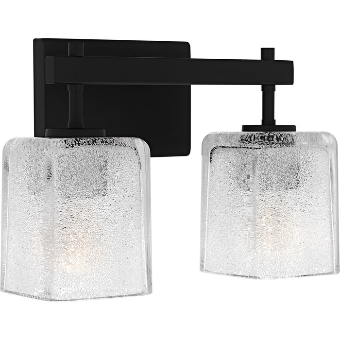 Quoizel BTH8613MBK Two Light Bath, Matte Black