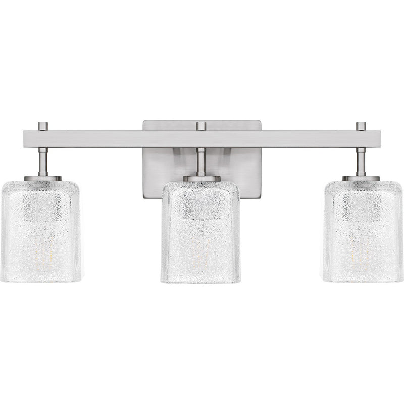 Quoizel BTH8622BN Three Light Bath, Brushed Nickel