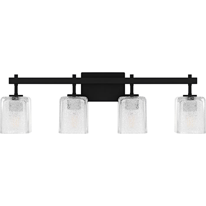 Quoizel BTH8631MBK Four Light Bath, Matte Black