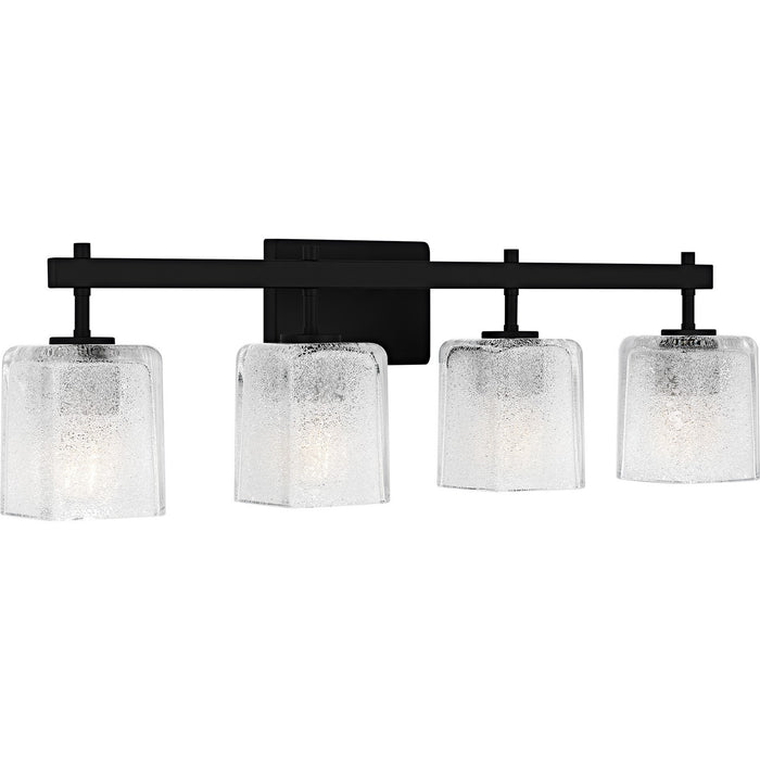Quoizel BTH8631MBK Four Light Bath, Matte Black