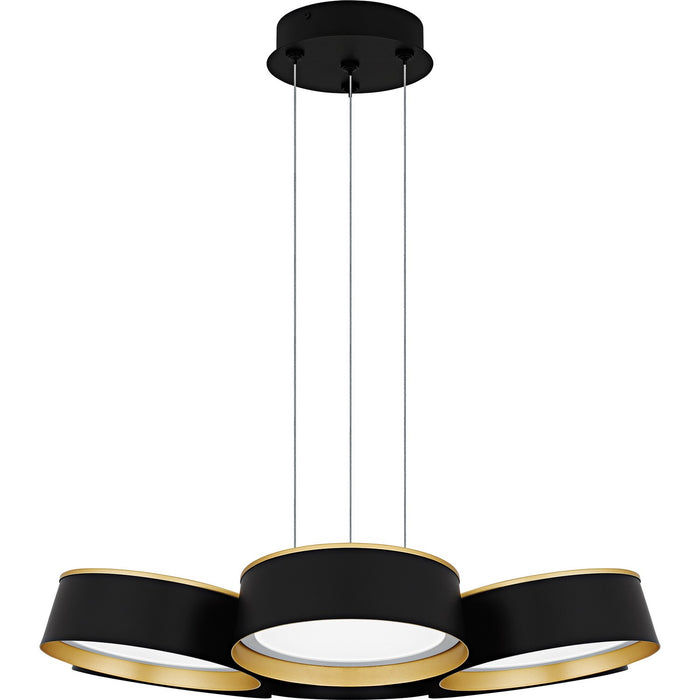 Quoizel BYS5026MBK LED Chandelier, Matte Black