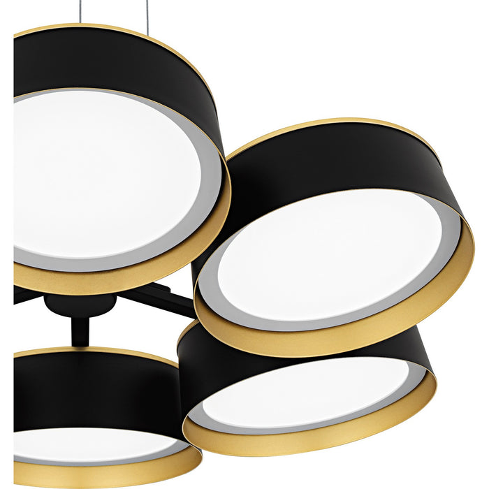 Quoizel BYS5026MBK LED Chandelier, Matte Black