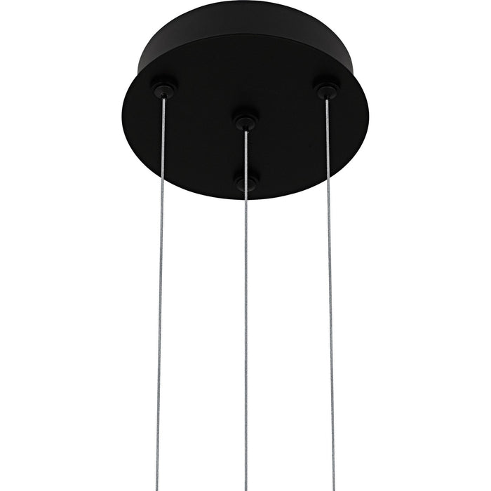 Quoizel BYS5026MBK LED Chandelier, Matte Black