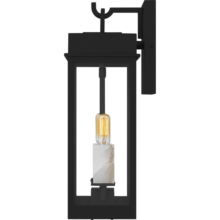 Quoizel CAM8408MBK Two Light Outdoor Wall Lantern, Matte Black