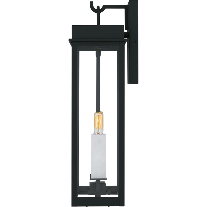 Quoizel CAM8409MBK Two Light Outdoor Wall Lantern, Matte Black