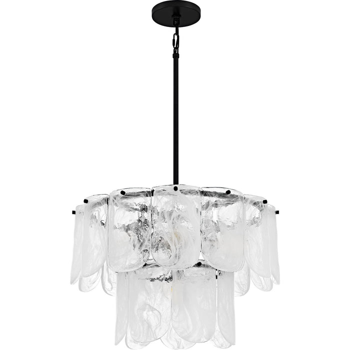 Quoizel CAS2824MBK Five Light Pendant, Matte Black
