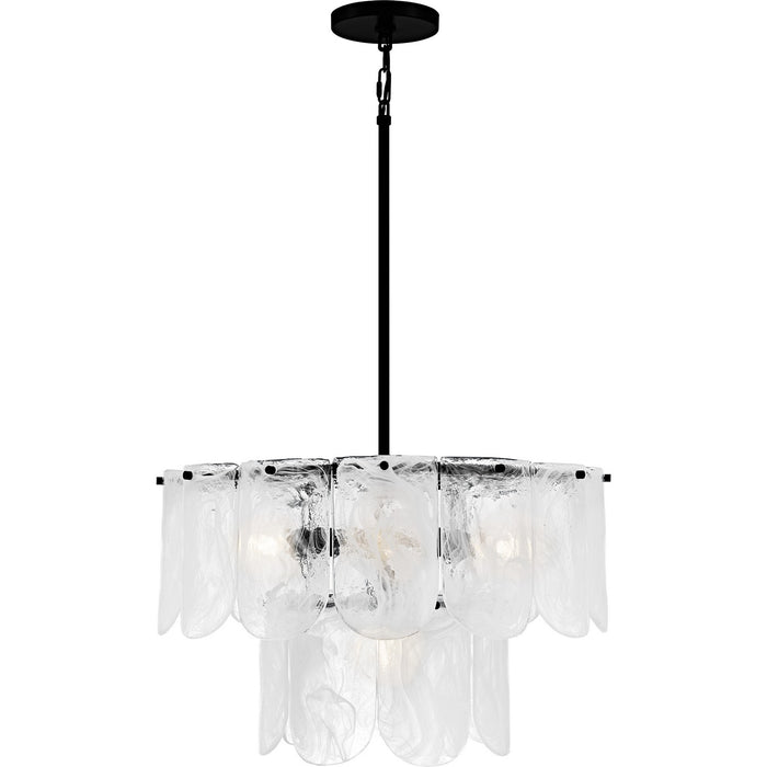 Quoizel CAS2824MBK Five Light Pendant, Matte Black