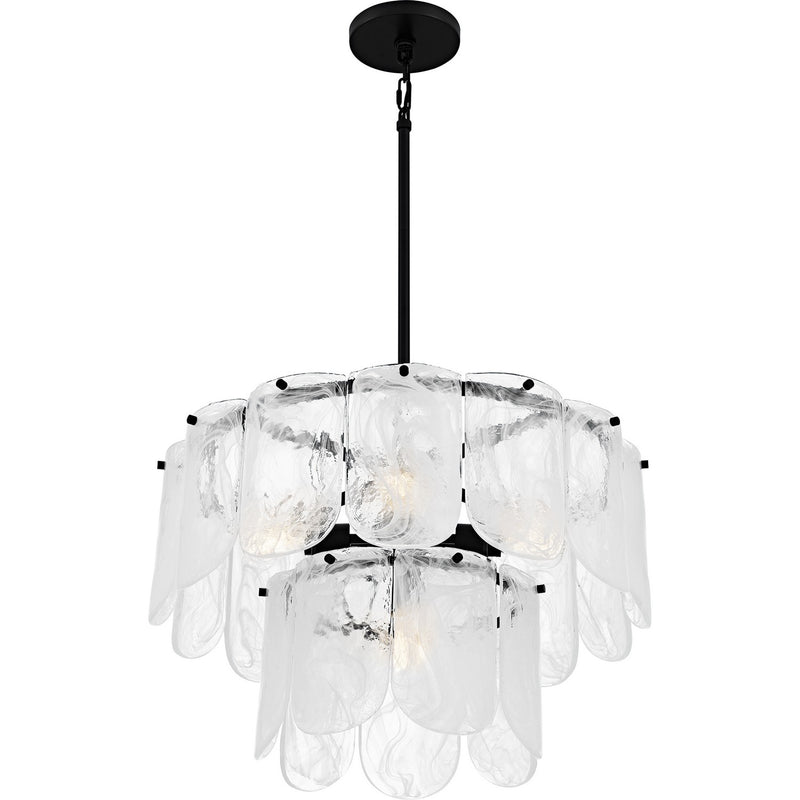 Quoizel CAS2824MBK Five Light Pendant, Matte Black