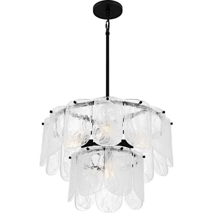 Quoizel CAS2824MBK Five Light Pendant, Matte Black