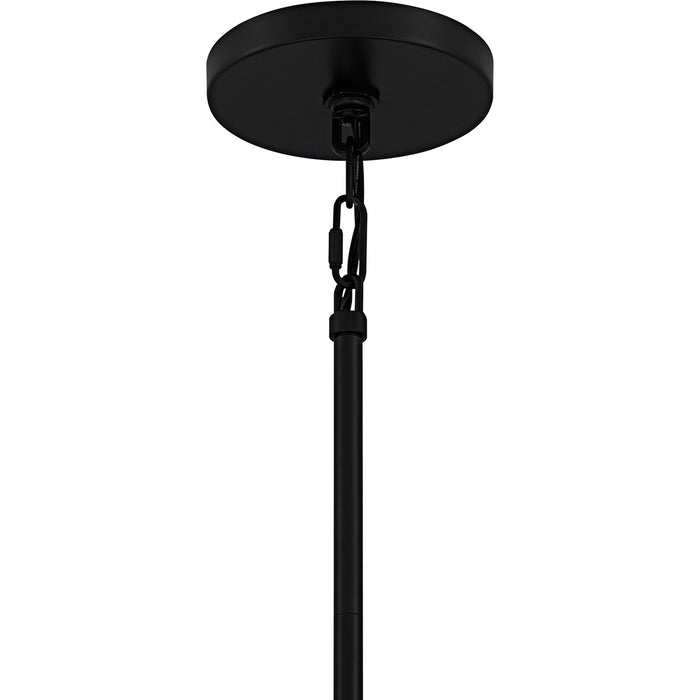 Quoizel CAS2824MBK Five Light Pendant, Matte Black