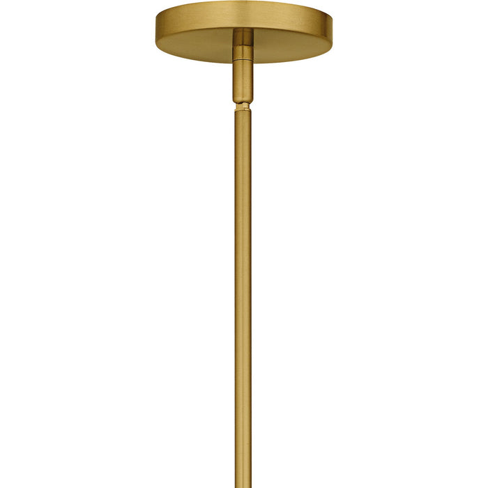 Quoizel CCY5040BRG Nine Light Chandelier, Brushed Gold