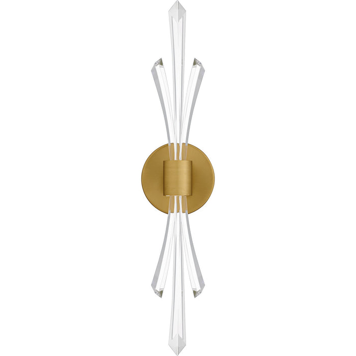 Quoizel CCY8805BRG LED Wall Sconce, Brushed Gold